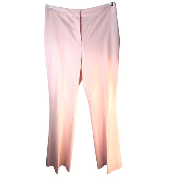 2/$30 NWT ZARA Pink Trousers M Polyester Viscose Blend - Picture 1 of 15